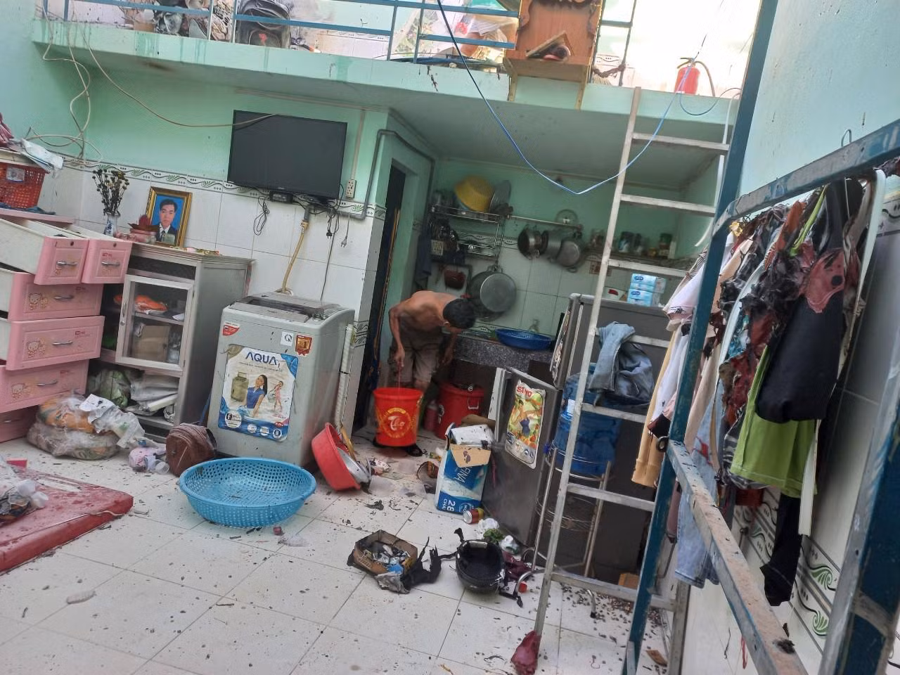 Hiện trường vụ nổ