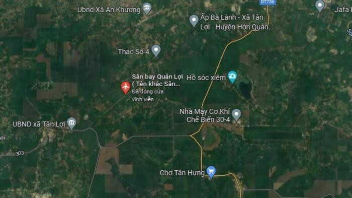 Vị trí Bình Phước tính quy hoạch sân bay trước đây gọi là sân bay Téc Níc hay còn gọi là sân bay quân sự Hớn Quản, sân bay Quản Lợi. Vị trí Bình Phước tính quy hoạch sân bay trước đây gọi là sân bay Téc Níc hay còn gọi là sân bay quân sự Hớn Quản, sân bay Quản Lợi.