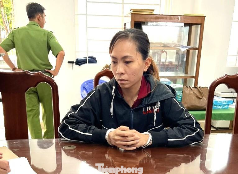 Nguyễn Thị Ngọc Như tại cơ quan công an Nguyễn Thị Ngọc Như tại cơ quan công an