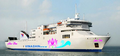 Tàu Hoa Sen của Vinashin. Ảnh: N.Đ.Q Tàu Hoa Sen của Vinashin