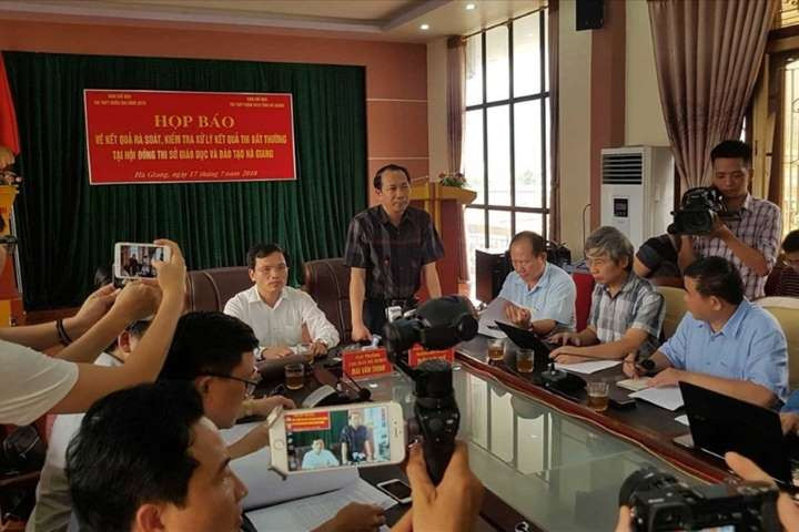Gian lận thi cử 2018: Hà Giang công bố 151 cán bộ, đảng viên liên quan ảnh 1