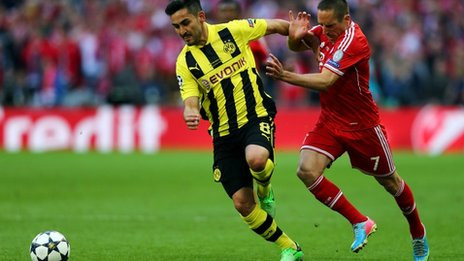 Dortmund tỏ ra lấn lướt trong những phút đầu. Ảnh: BBC Dortmund tỏ ra lấn lướt trong những phút đầu