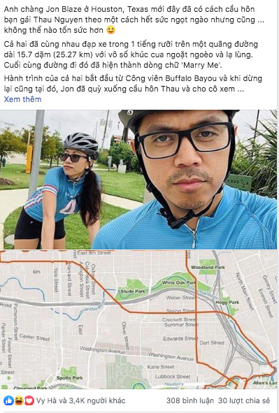 Màn cầu hôn 'tốn sức' với vô số khúc cua lạ lùng 'đốn tim' cư dân mạng ảnh 2