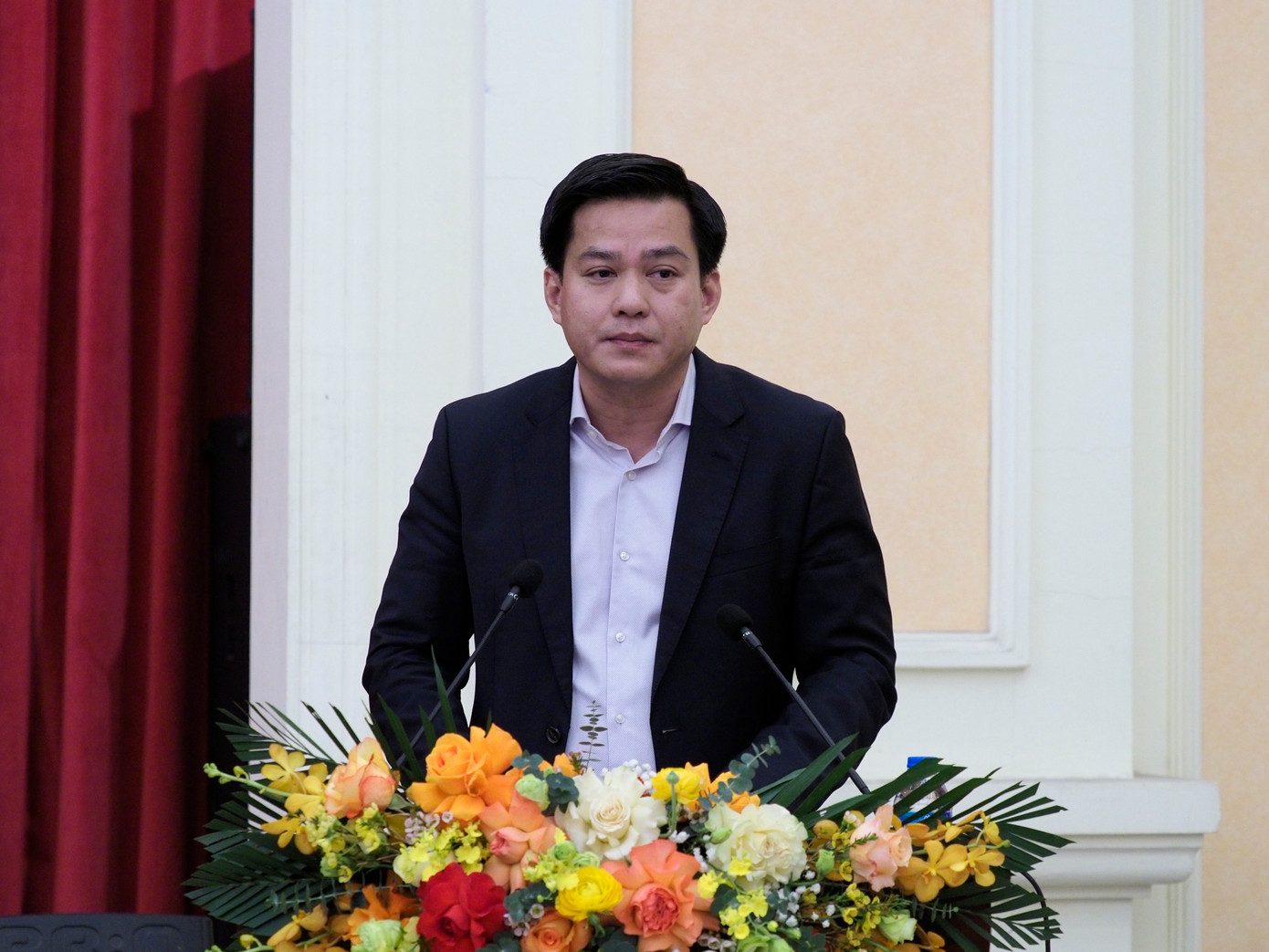 Ông Hoàng Hải - Cục trưởng Cục Quản lý nhà và thị trường bất động sản, Bộ Xây dựng (Ảnh: Hoàng Yến).