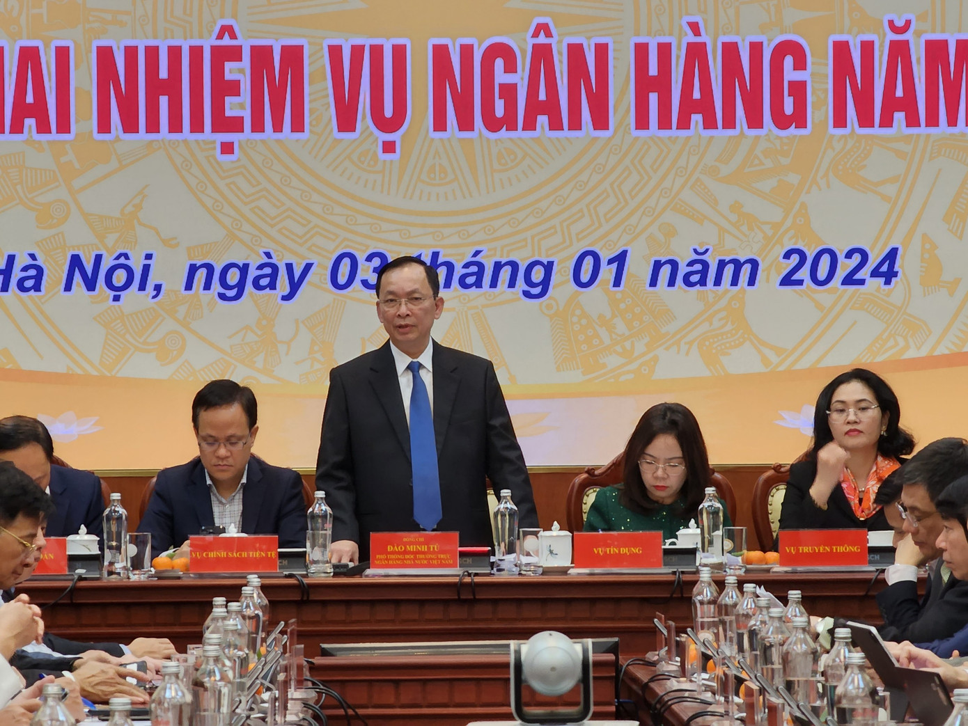 Phó Thống đốc Ngân hàng Nhà nước Đào Minh Tú.