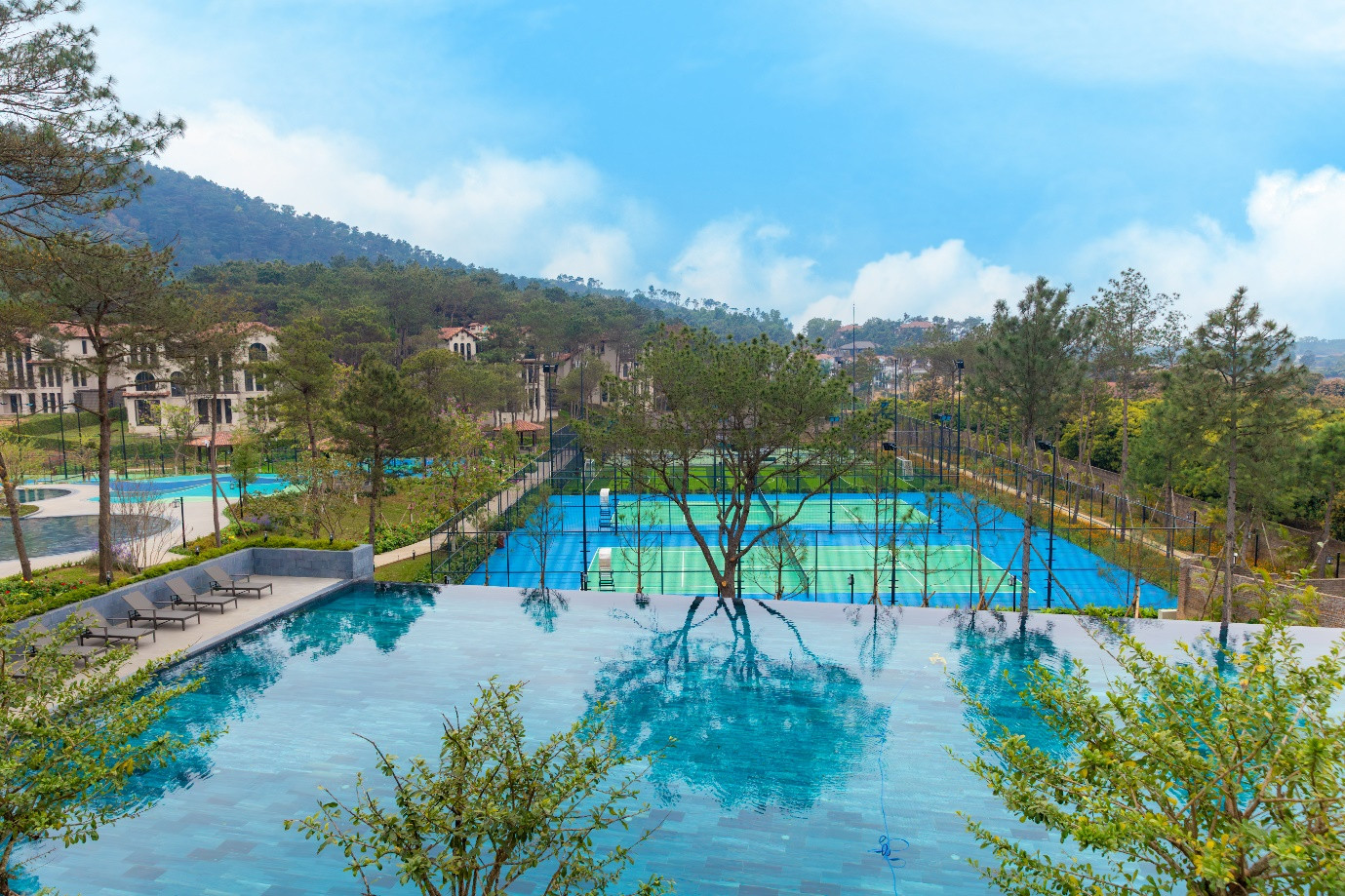 Tổ hợp thể thao ngoài trời Sports Club đã chính thức hoạt động từ tháng 4/2025. Ảnh: BIM Land.