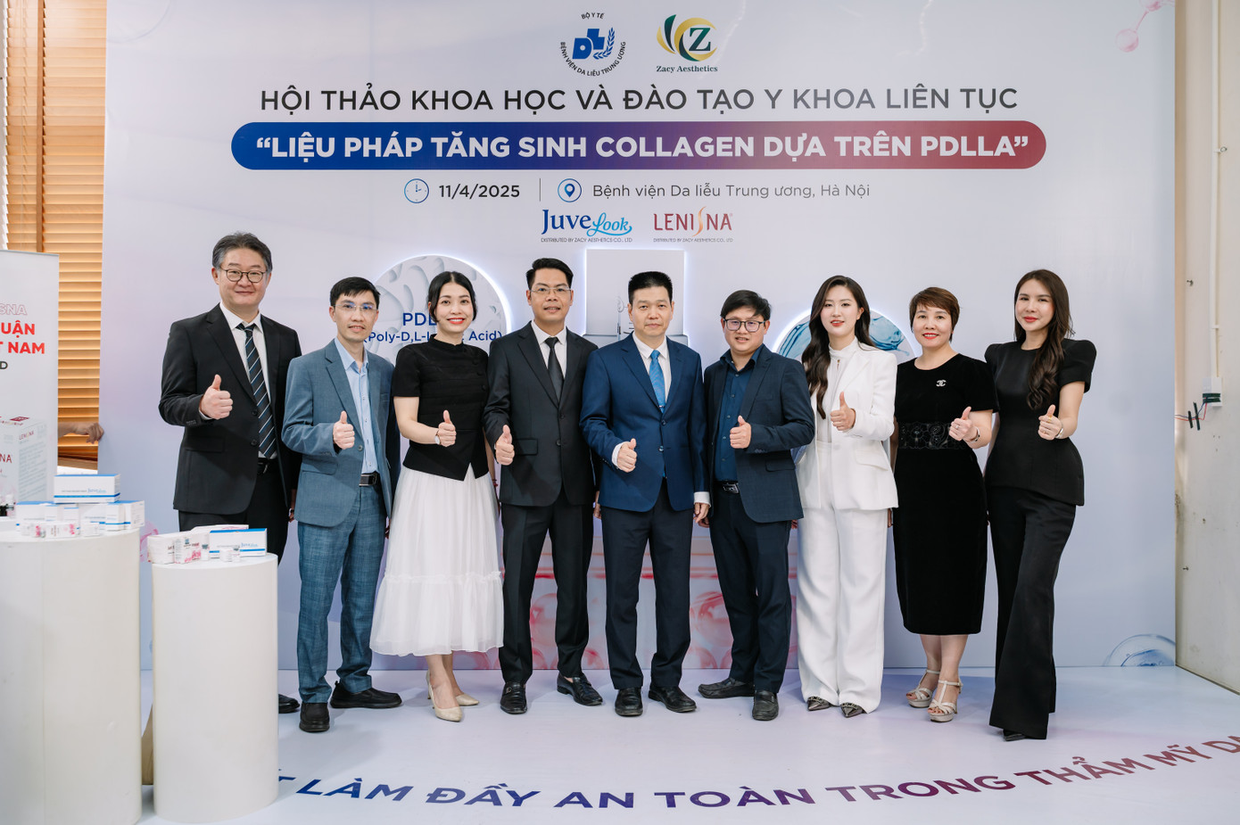 Hội thảo khoa học và đào tạo Y khoa liên tục về hoạt chất PDLLA được tổ chức tại Bệnh viện Da liễu Trung ương