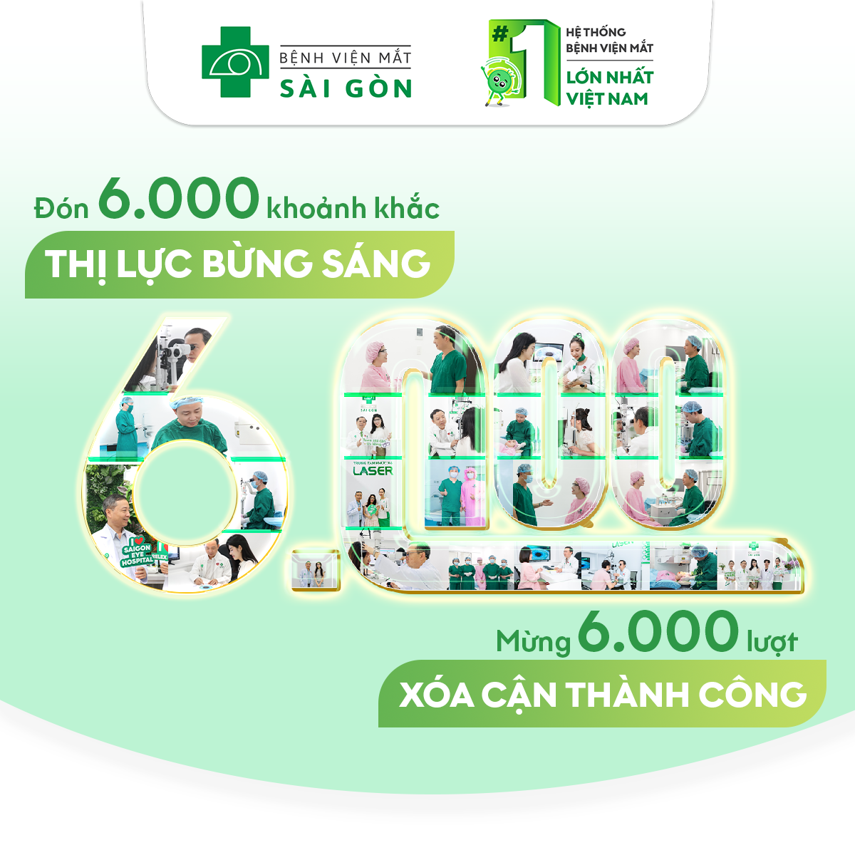 6,000 ca phẫu thuật khúc xạ thành công tại Bệnh viện Mắt Sài Gòn Sông Hàn ảnh 2