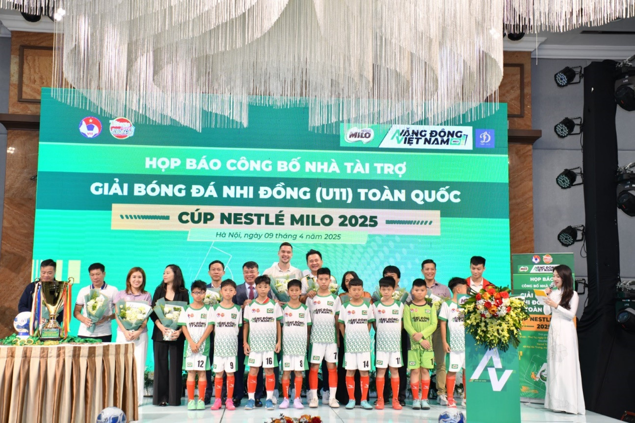 Nestlé MILO tiếp tục đồng hành, truyền cảm hứng sống năng động và bền bỉ đến hàng triệu em nhỏ trên hành trình chinh phục tương lai