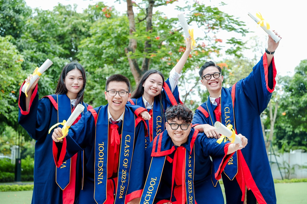 80% học sinh Vinschool trúng tuyển vào các trường đại học hàng đầu trong và ngoài nước trước khi tốt nghiệp THPT(Năm 2024)