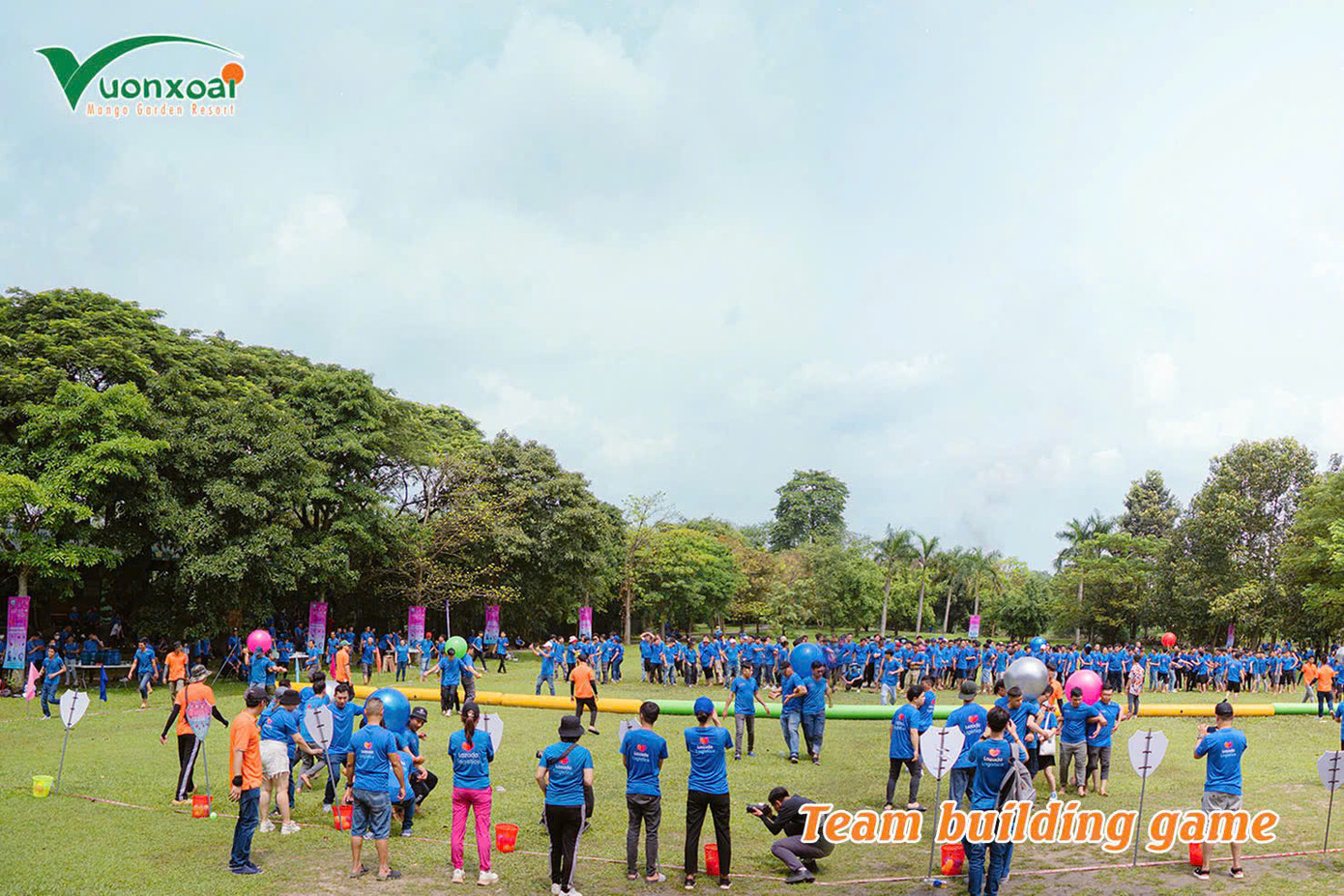 Team building gắn kết đồng đội – Vượt thử thách – Cười không ngớt ở Vườn Xoài!