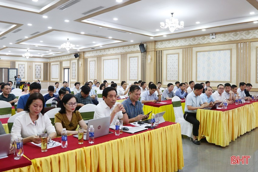 Các đại biểu tham dự hội nghị. (Ảnh: Báo Hà Tĩnh)