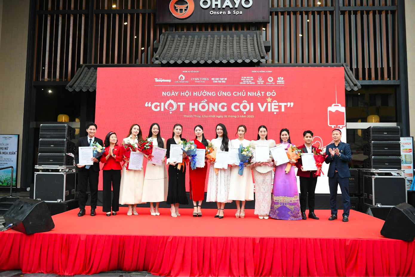 Hoa Hậu Thanh Thuỷ và loạt người đẹp nhân ái tại sự kiện Giọt Hồng Cội Việt Lynn Times Thanh Thuỷ 2025