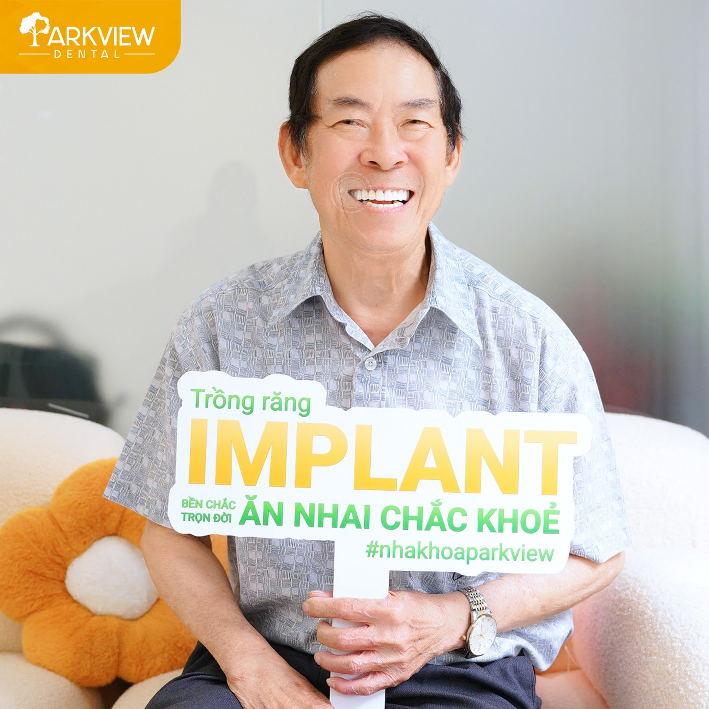 Bệnh nhân hài lòng sau khi sử dụng dịch vụ tại Parkview.