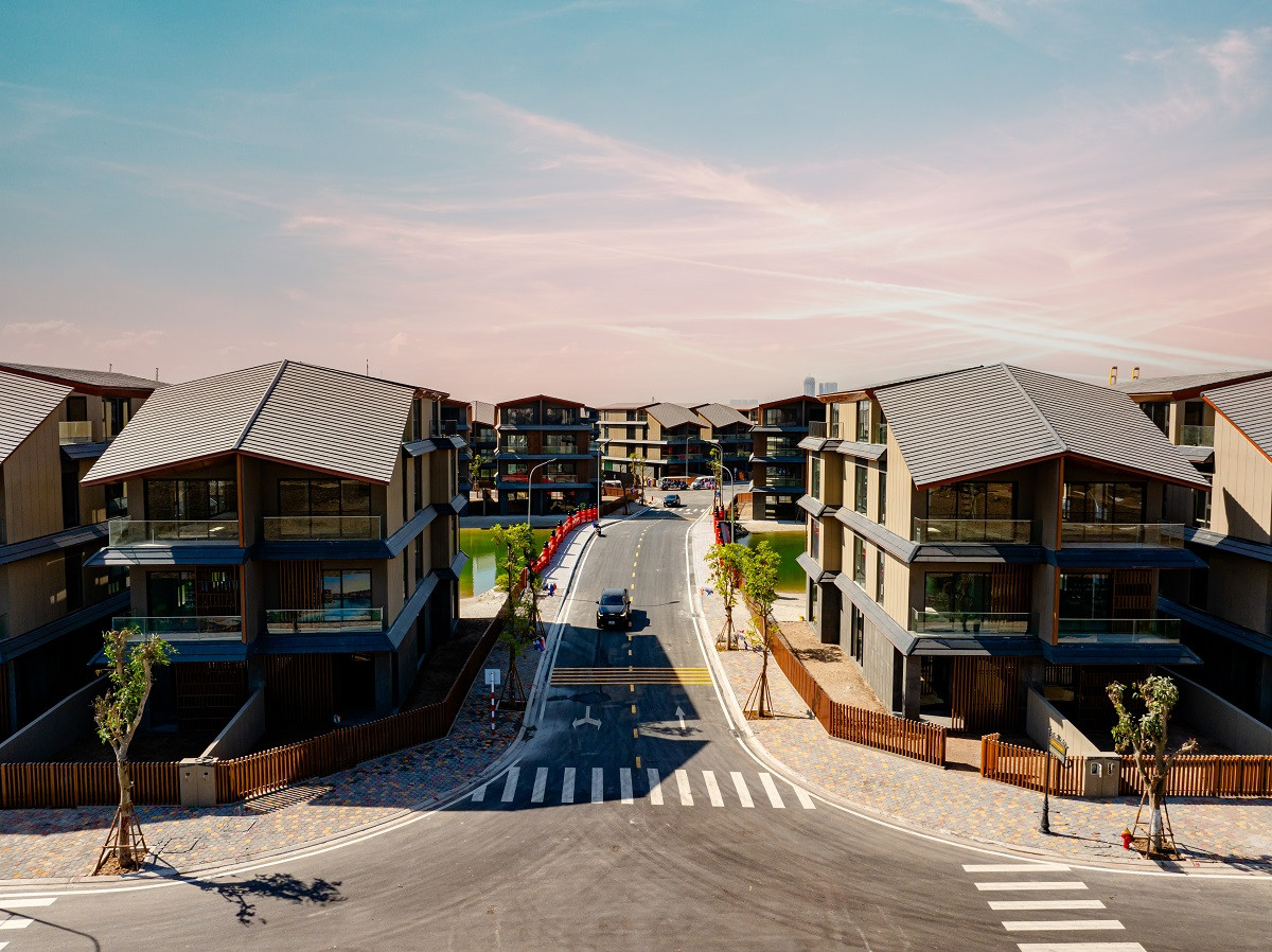 Phân khu The Miyabi đã hiện hữu và sẵn sàng bàn giao đến tay khách hàng