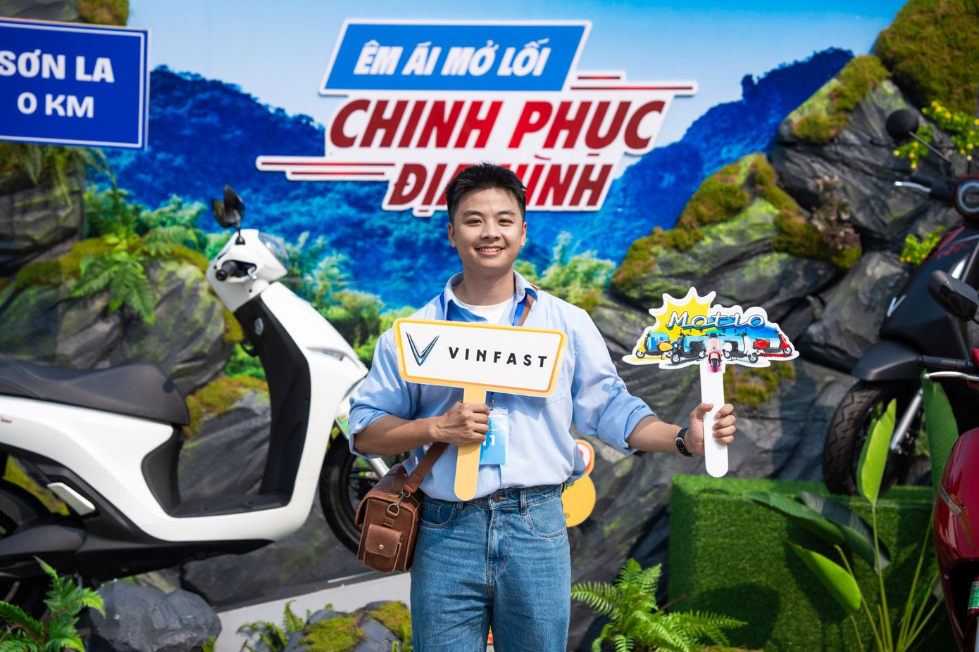 Hot TikToker Kiên (Kiên ở Mộc Châu) góp mặt tại sự kiện, tiếp thêm nguồn năng lượng tích cực cho người tham gia.