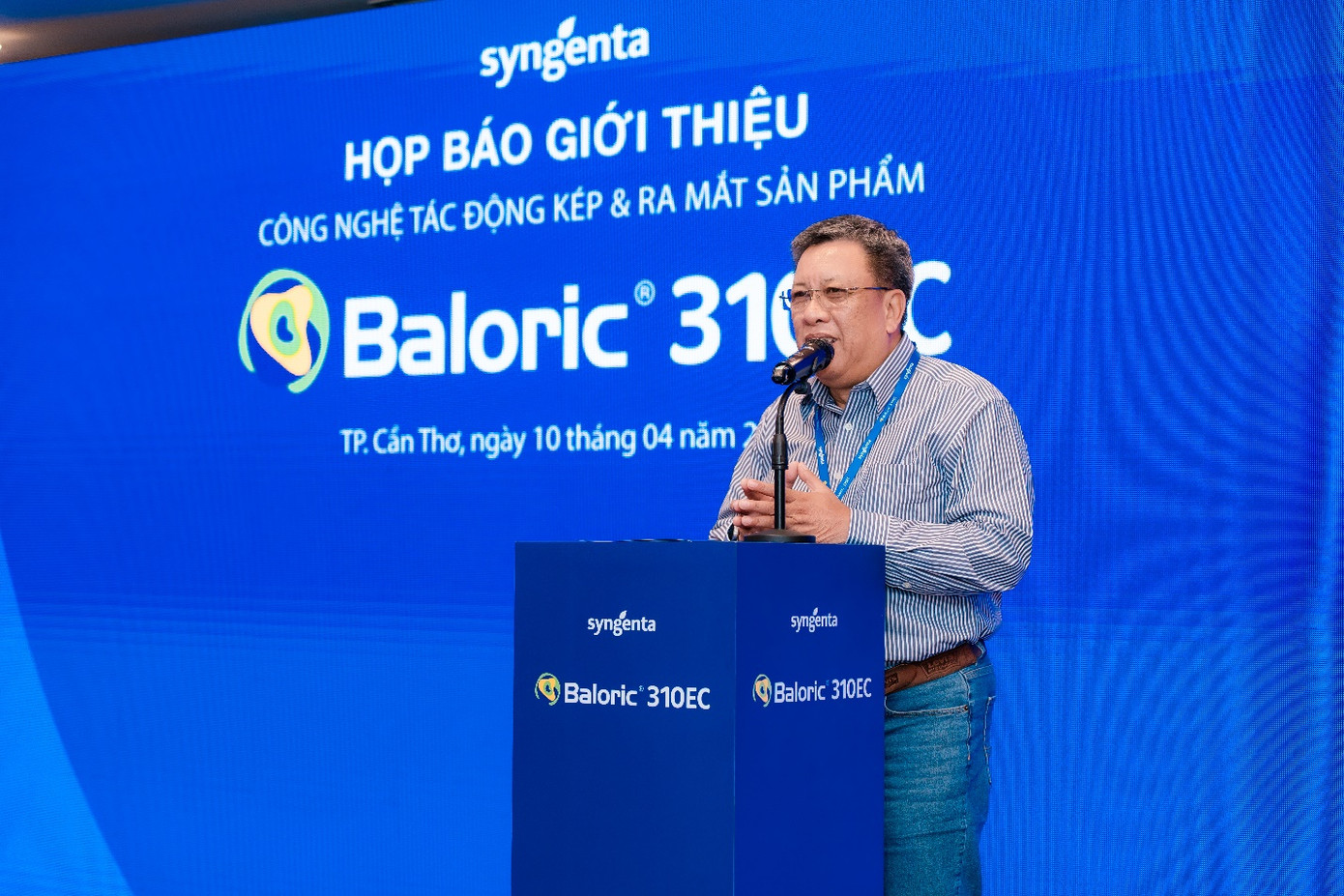 Ông Lê Thanh Tùng - Phó Chủ tịch kiêm Tổng Thư ký Hiệp hội Ngành hàng Lúa gạo Việt Nam chia sẻ về sản phẩm Baloric® 310EC
