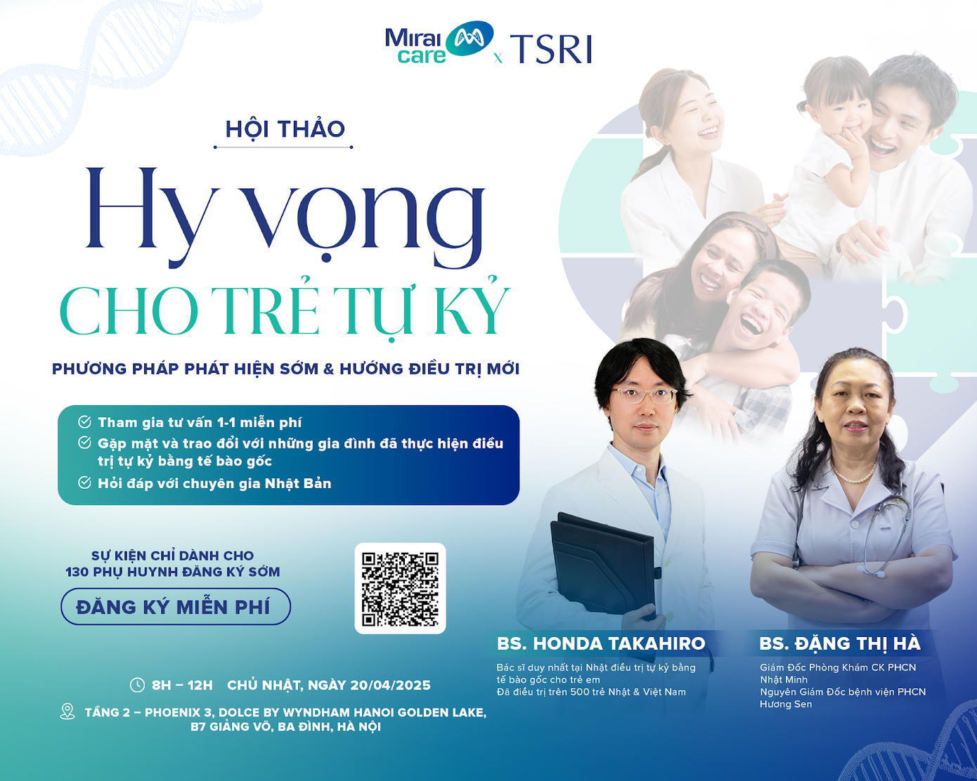 Quét mã QR để biết thêm thông tin về sự kiện