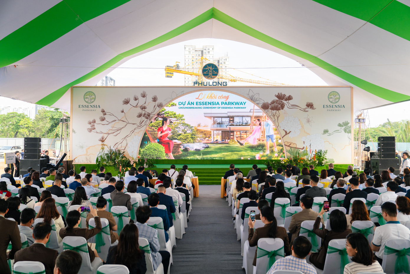 Essensia Parkway khởi công xây dựng dự án, thu hút sự quan tâm của đông đảo khách hàng. Ảnh: Hoàng Nam