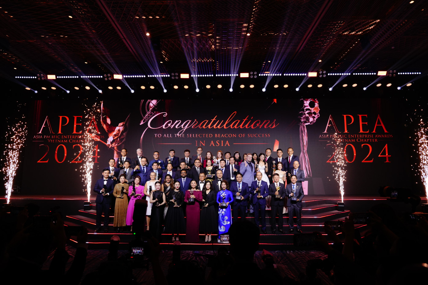 Các doanh nghiệp tại Gala trao giải APEA năm 2024. Ảnh: APEA