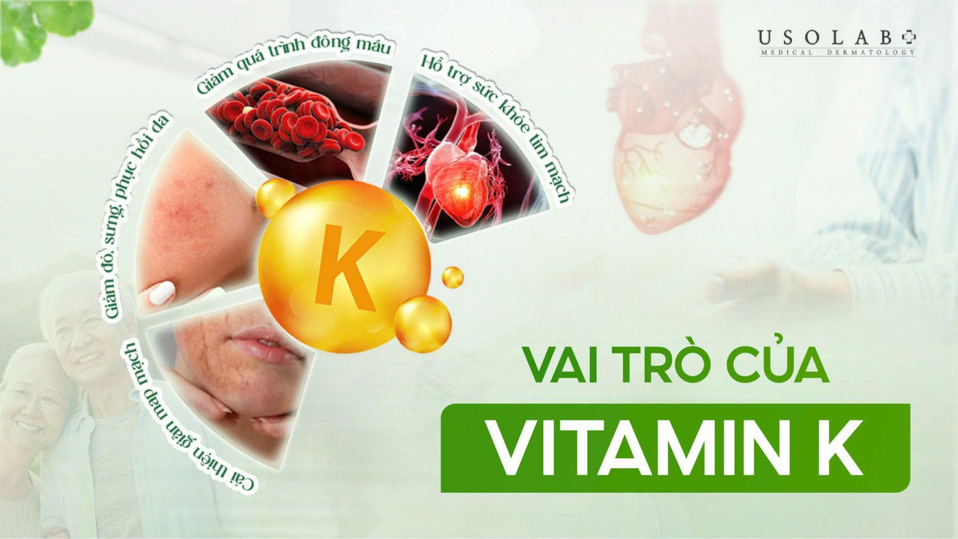 Vitamin K có vai trò quan trọng đối với sức khoẻ và làn da