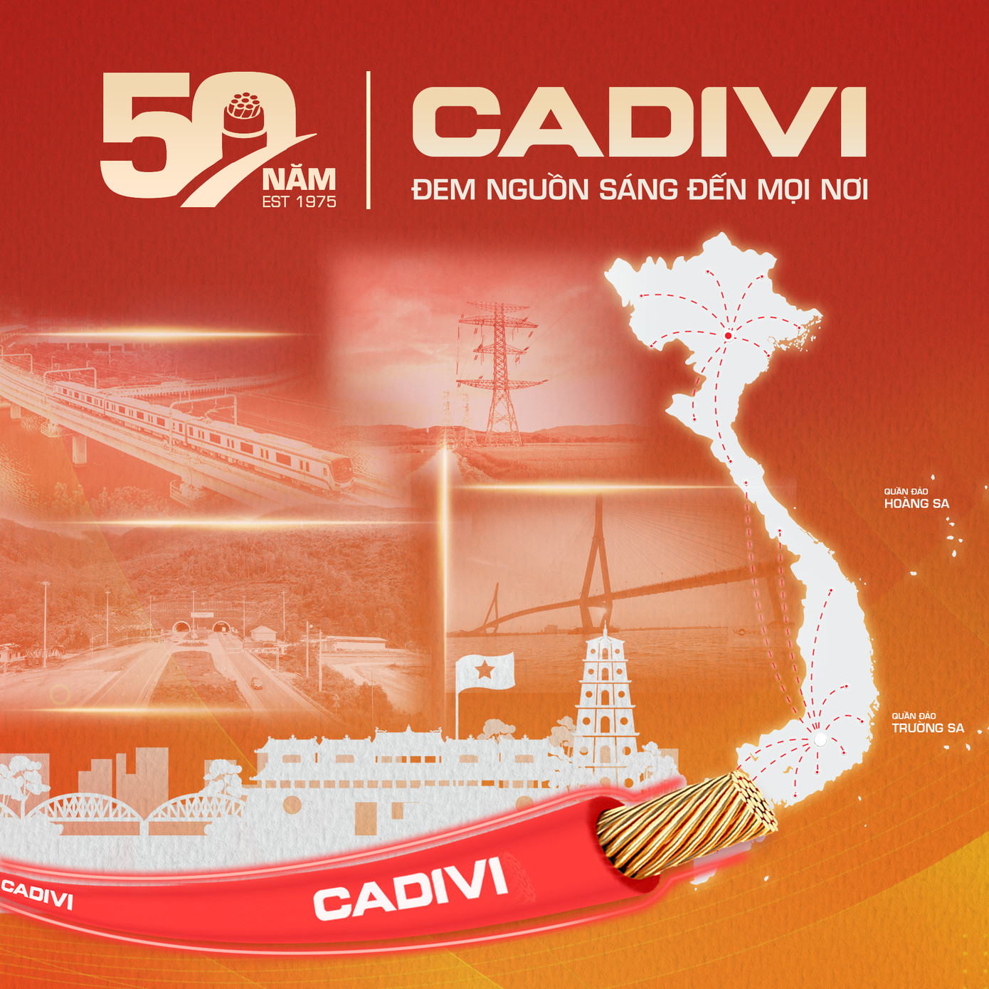 CADIVI - Hành trình 50 năm cùng đất nước vươn cao