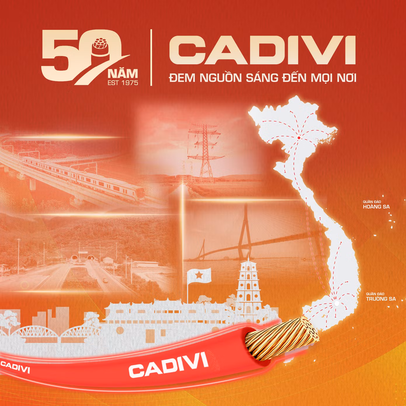 CADIVI - Hành trình 50 năm cùng đất nước vươn cao