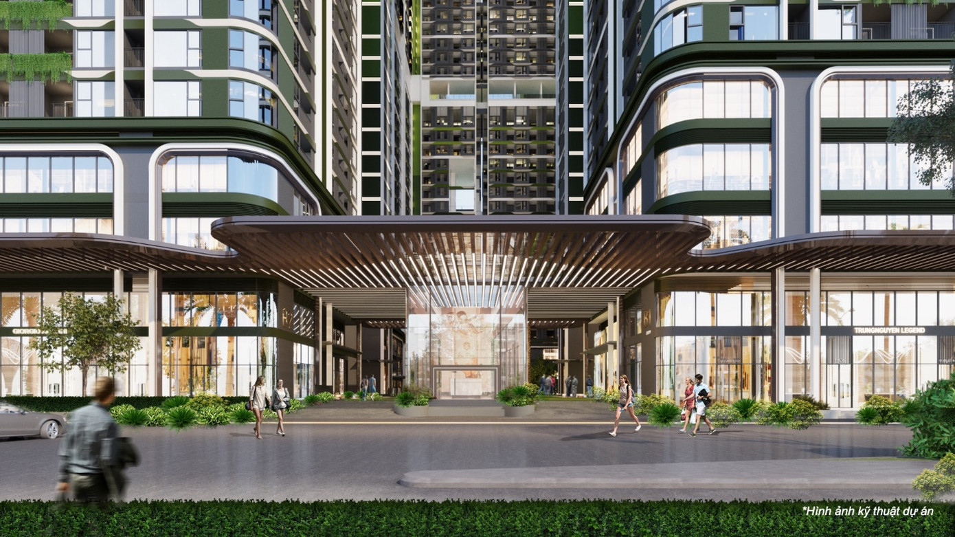 Sảnh thông tầng cao 8m tại La Pura được đánh giá là một trong hai đại sảnh cao cấp nhất tại TP.HCM nếu Bình Dương sáp nhập vào thành phố này