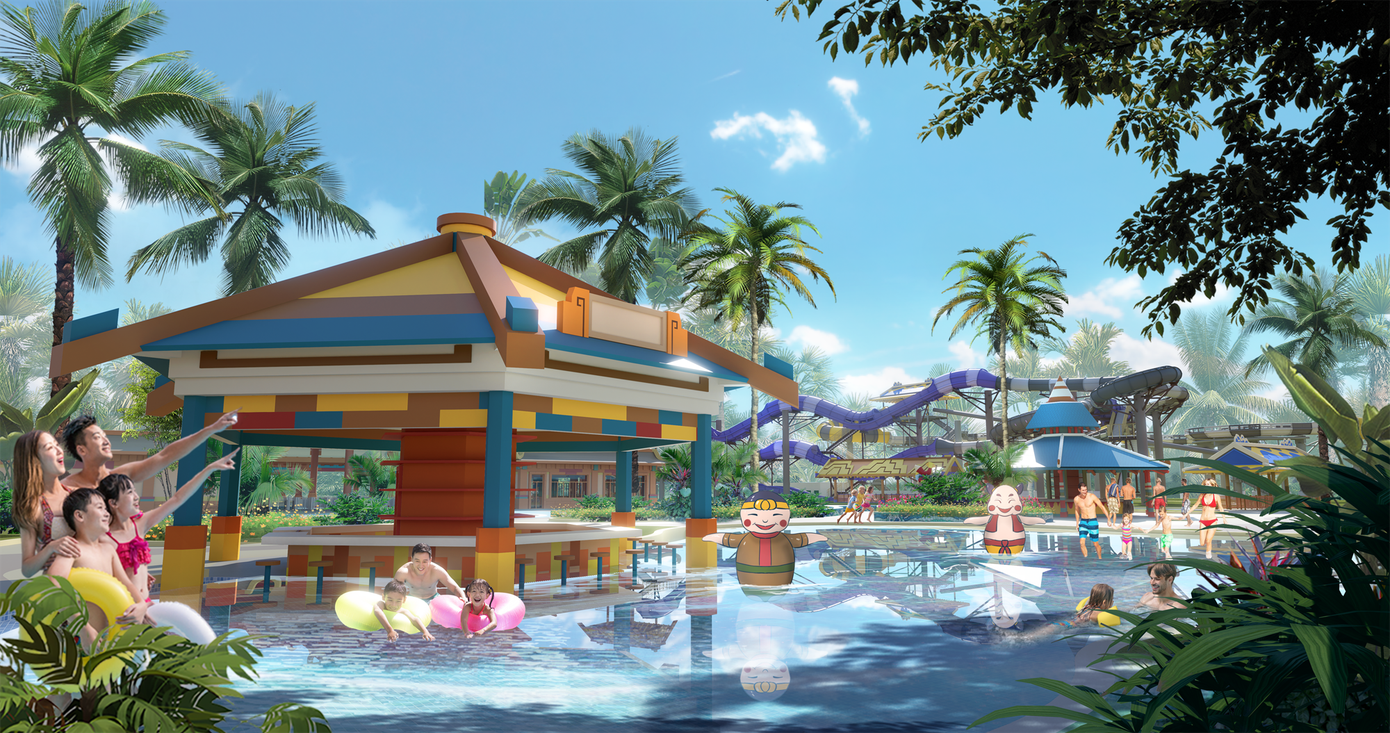 Chủ đề Múa rối nước thấm đẫm trong kiến trúc Công viên nước Hà Nam