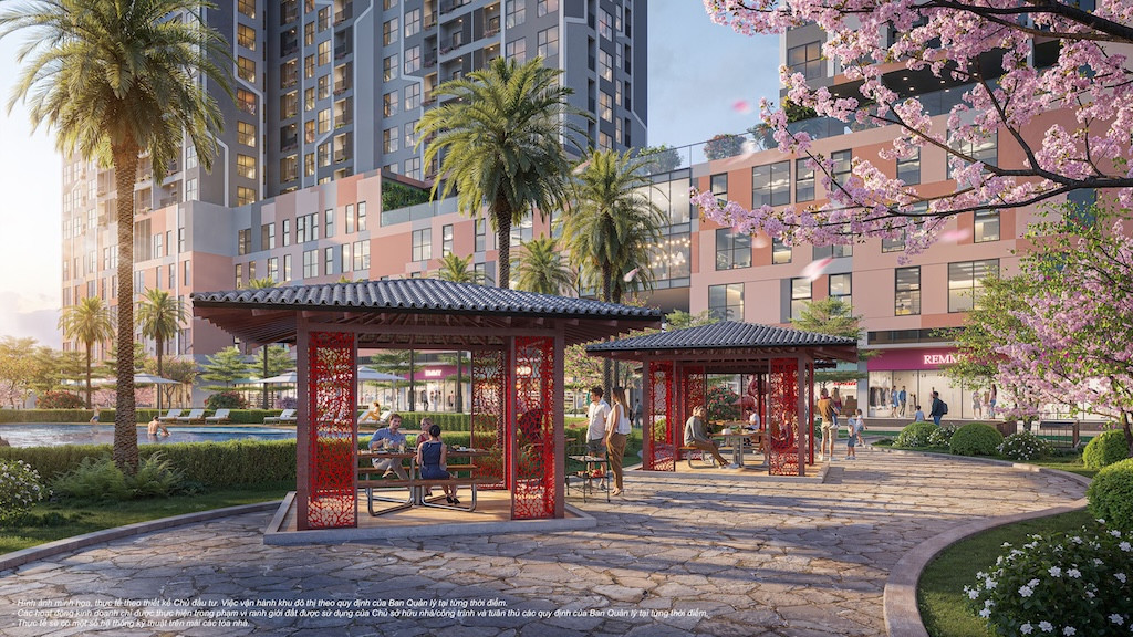 Kyoto 5 tái hiện vẻ đẹp của thiên nhiên Nhật Bản, mang đến không gian sống trong lành cho cư dân