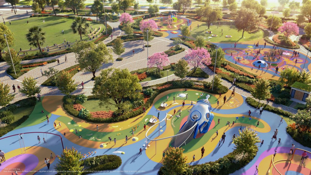 Cư dân được thụ hưởng không gian sống xanh, trong lành và tiện nghi, điều hiếm có trong các dự án phía Tây Thủ đô hiện nay