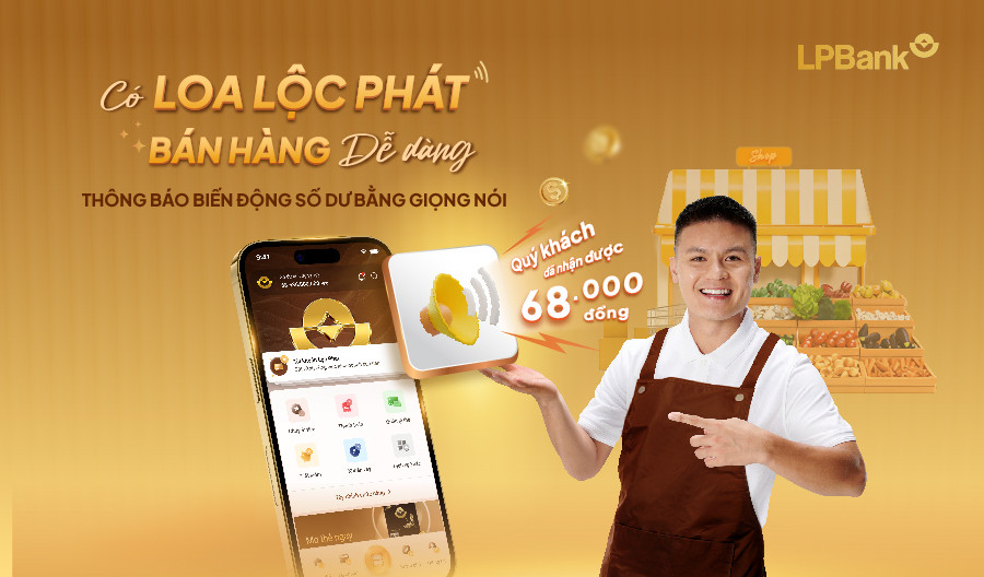Dịch vụ Thông báo số dự bằng giọng nói đã chính thức có mặt trên trên ứng dụng của LPBank