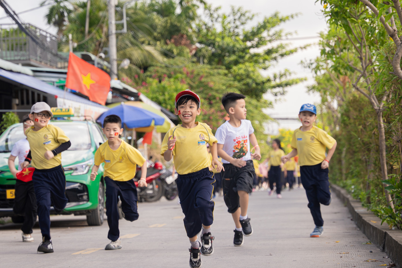 Học sinh Pathway Tuệ Đức nỗ lực hoàn thành chặng đua của mình