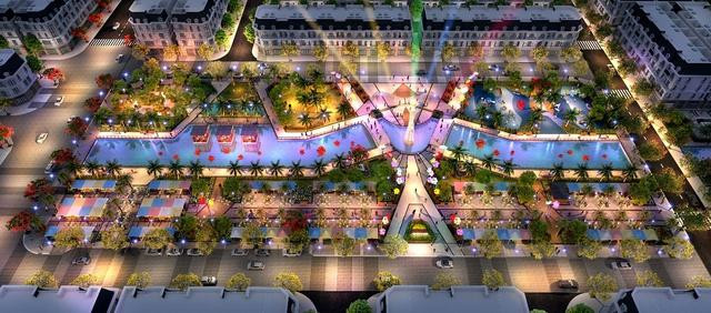 Hoang Huy New City rực rỡ ánh sáng về đêm là điểm đến nổi bật của TP Thuỷ Nguyên (Nguồn: Hoàng Huy Group)