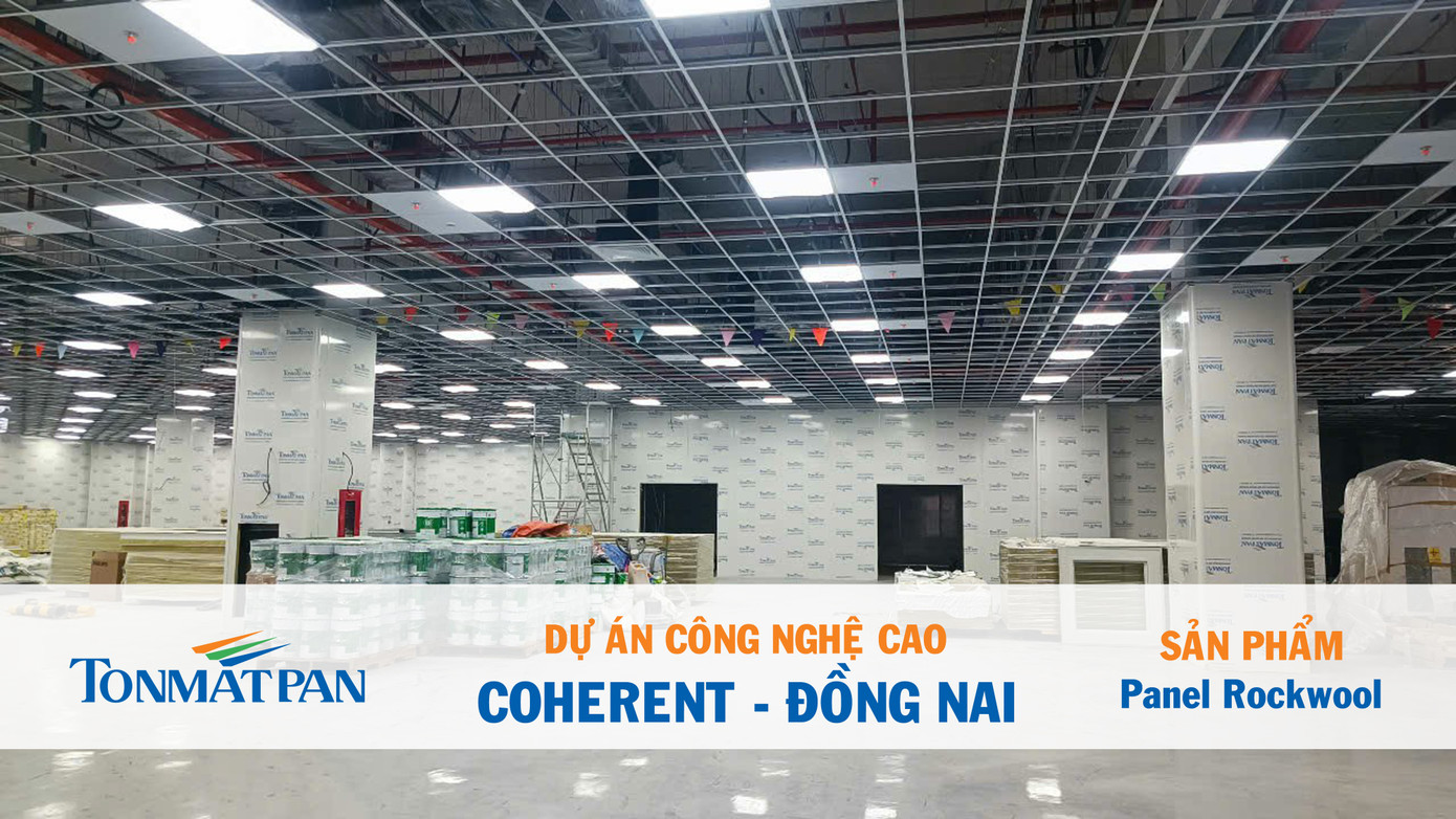 Công trình công nghiệp sử dụng sản phẩm của TONMAT Group.