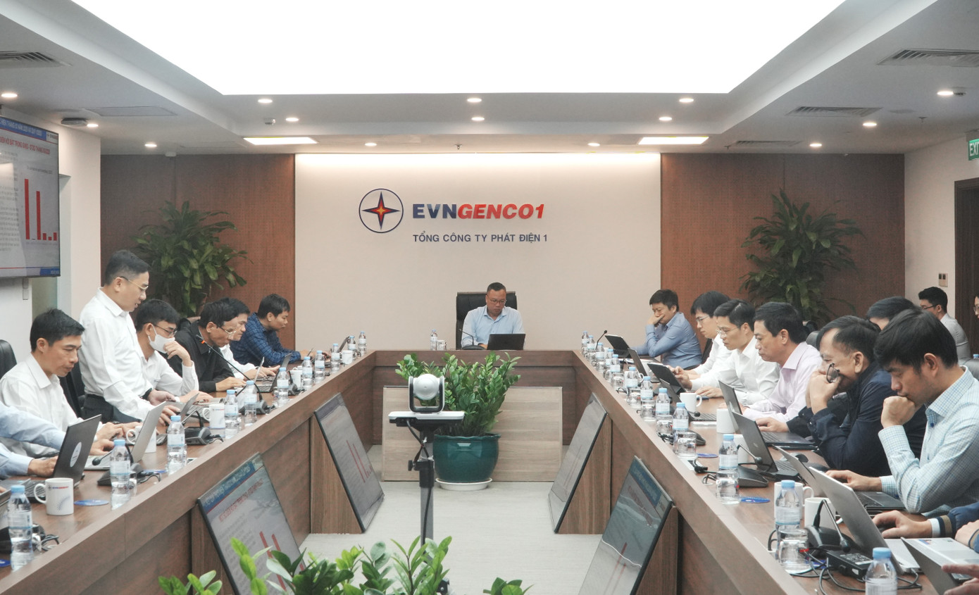 EVNGENCO1 tổ chức họp giao ban triển khai các nhiệm vụ trọng tâm tháng 4.