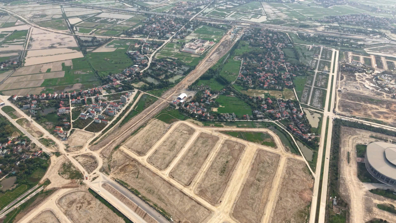 Toàn bộ diện tích khu đại học Nam Cao đã được GPMB để triển khai dự án Ảnh: Bình Minh