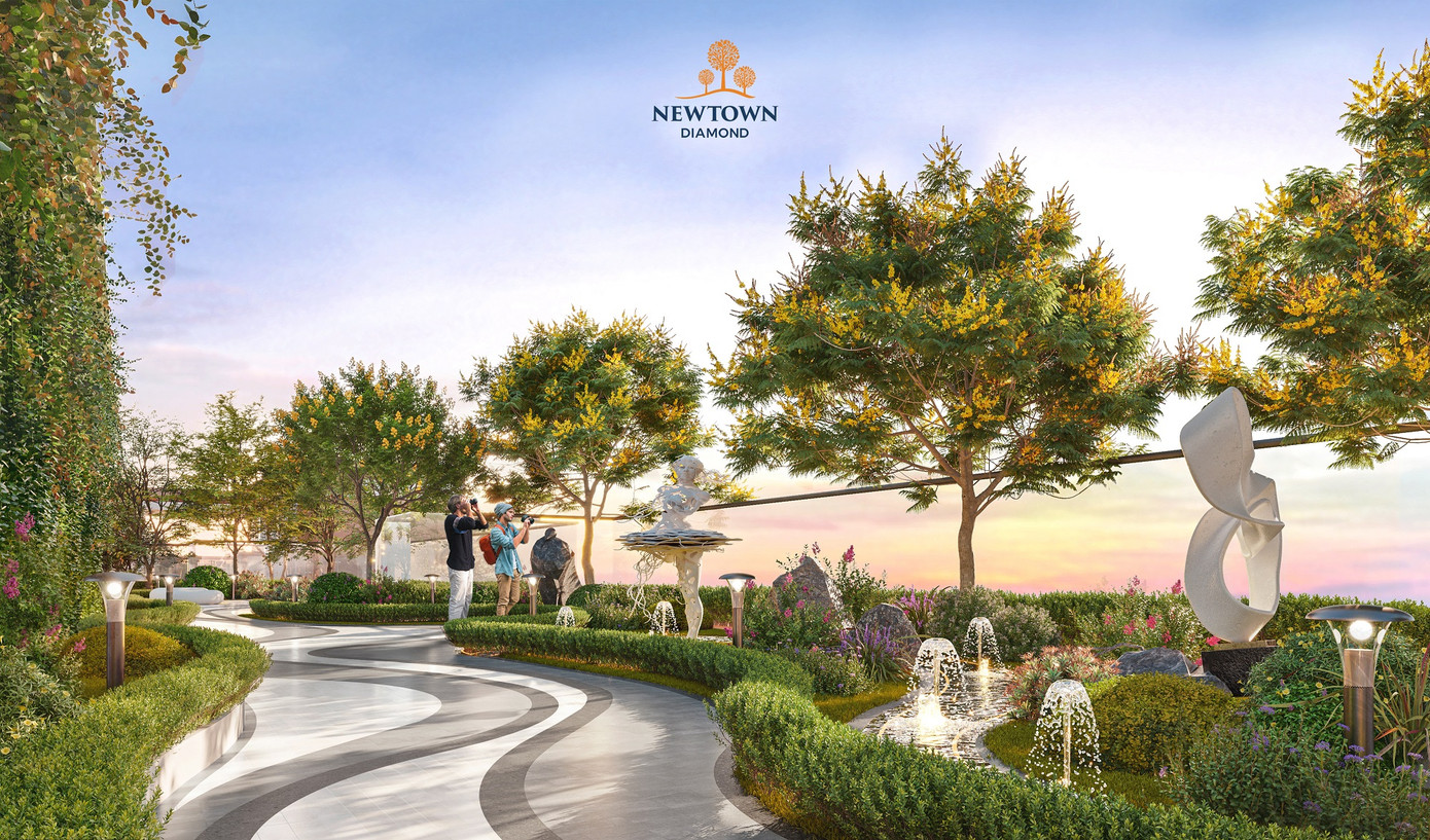 Khu vườn trên cao đem lại không gian sống xanh cho chủ nhân căn hộ