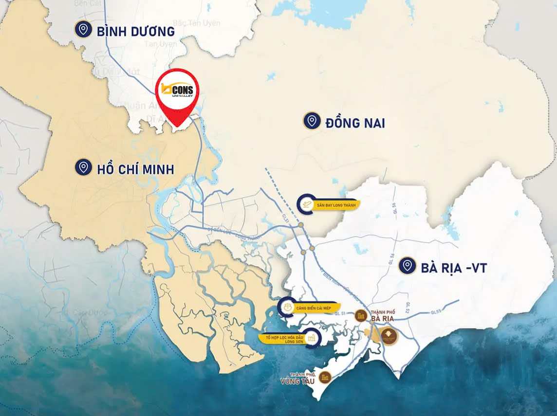 3 cực tăng trưởng kinh tế phía Nam chính thức sáp nhập (Nguồn: Đất Xanh Miền Bắc) 3 cực tăng trưởng kinh tế phía Nam chính thức sáp nhập (Nguồn: Đất Xanh Miền Bắc)