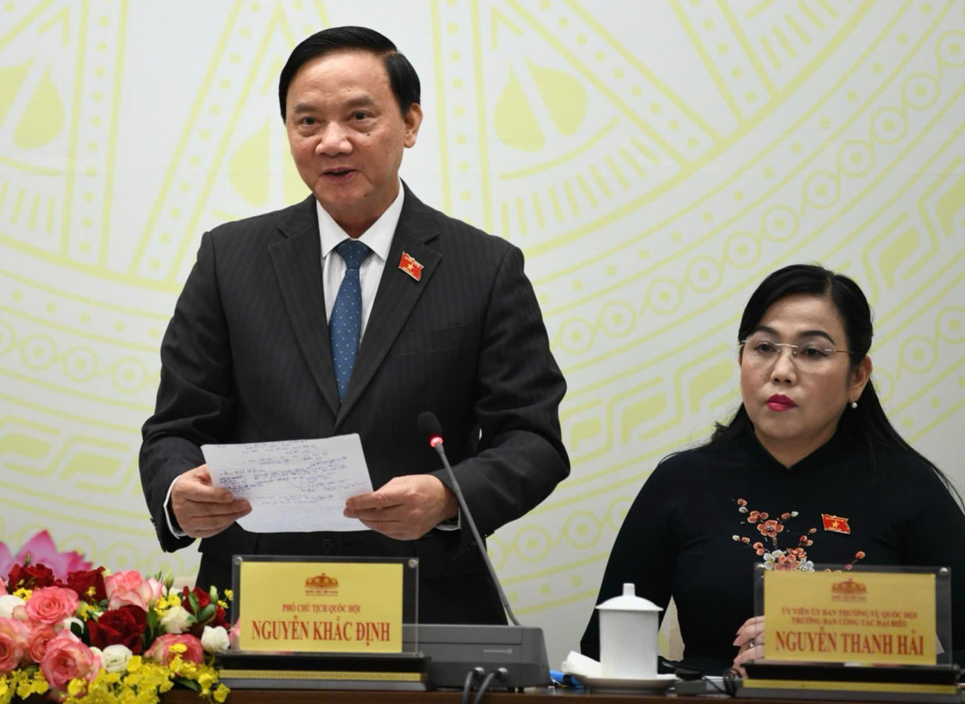 Phó Chủ tịch Quốc hội Nguyễn Khắc Định. Ảnh: Như Ý Phó Chủ tịch Quốc hội Nguyễn Khắc Định. Ảnh: Như Ý