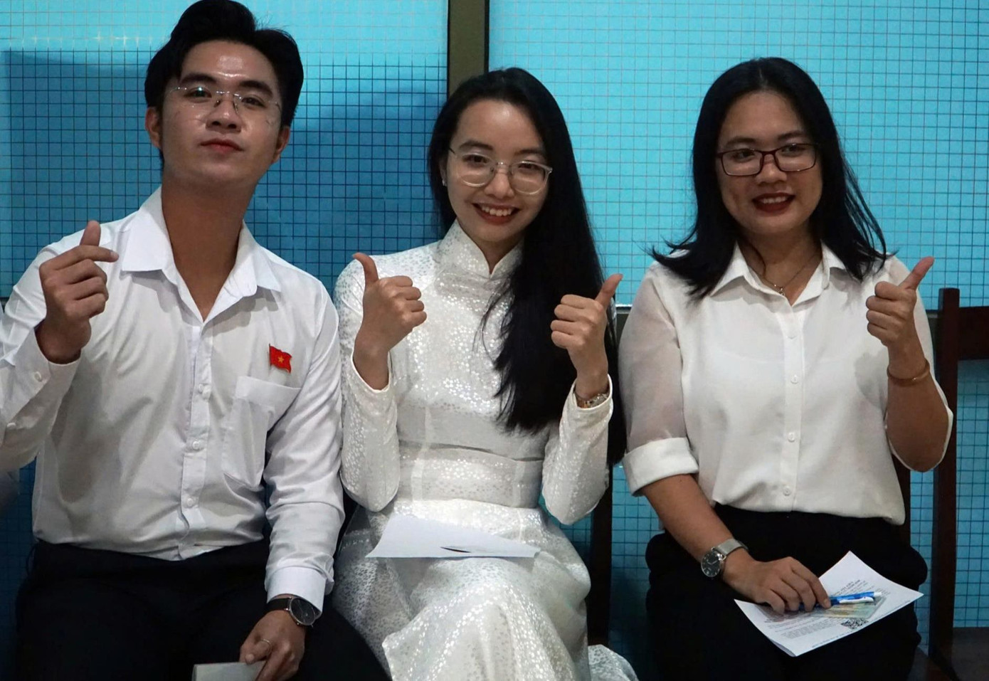 Các ứng viên trong kỳ tuyển dụng công chức, viên chức từ nguồn sinh viên xuất sắc, cán bộ khoa học trẻ năm 2024. Ảnh: Nhàn Lê