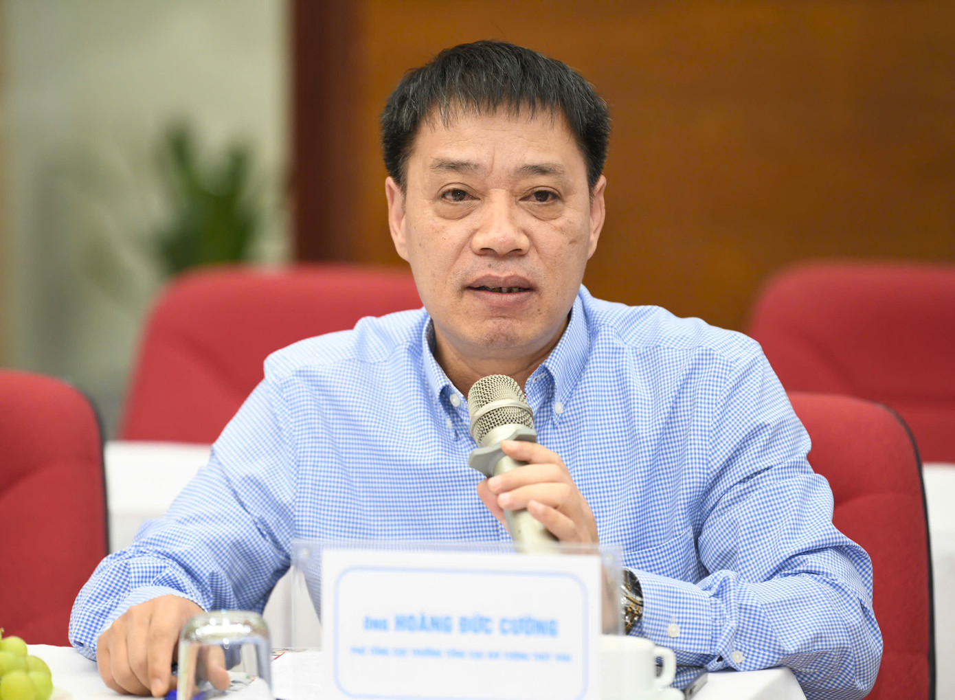 Ông Hoàng Đức Cường, Phó Tổng cục trưởng Tổng cục Khí tượng Thuỷ văn.