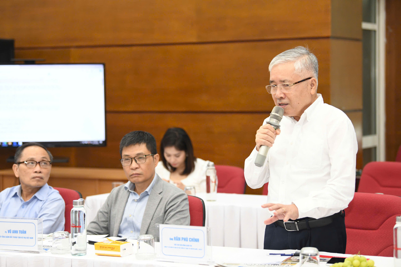 Ông Văn Phú Chính, Chủ tịch HĐQT Công ty Cổ phần Tư vấn và Phát triển kỹ thuật Tài nguyên nước – WATEC