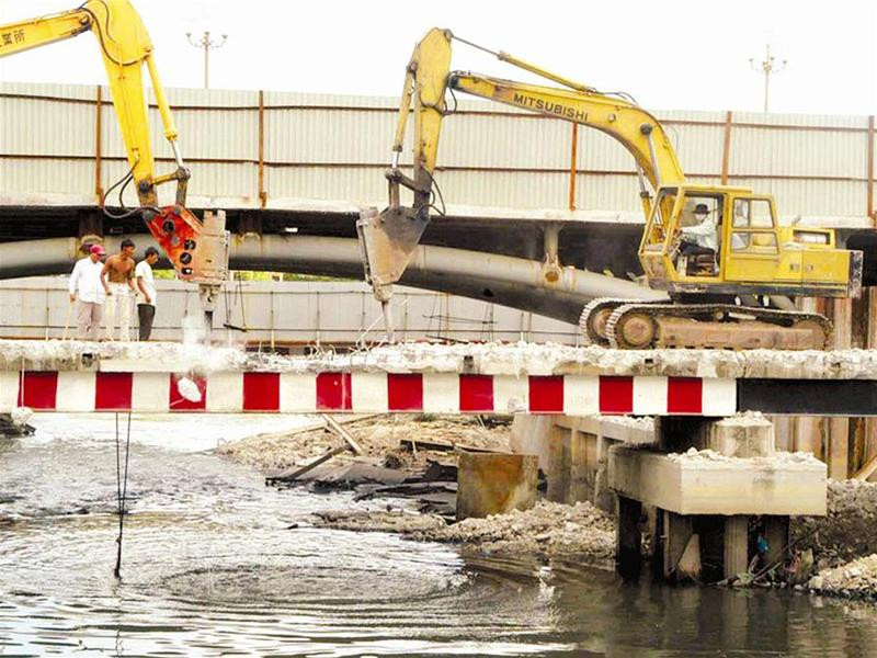 Cầu Công Lý (TPHCM) do Tổng Cty Công trình giao thông 5 (CIENCO 5) thi công