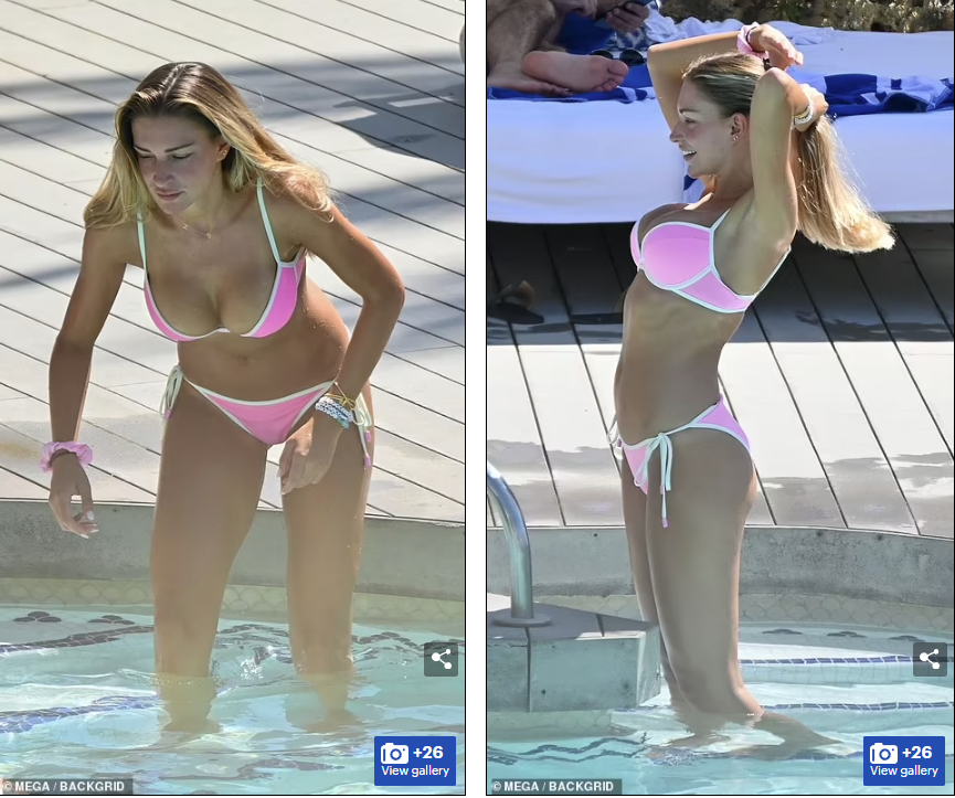 ... khoe đường cong thể hình siêu nóng bỏng và vòng một căng đầy "bốc lửa".