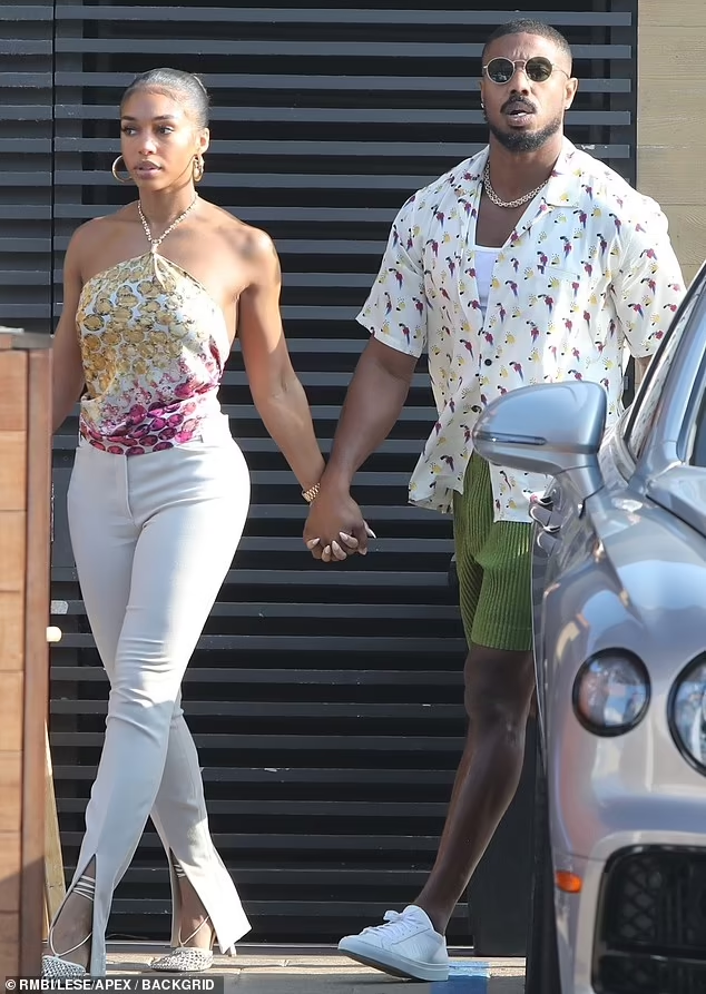 Lori Harvey và Michael B. Jordan thuở còn hẹn hò.