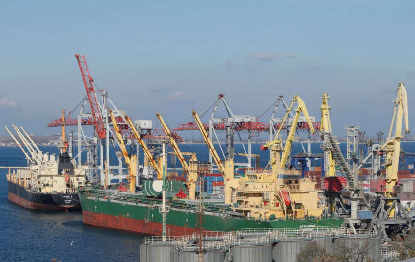 Cảng Odessa của Ukraine bên bờ Biển Đen. (Ảnh: Reuters)