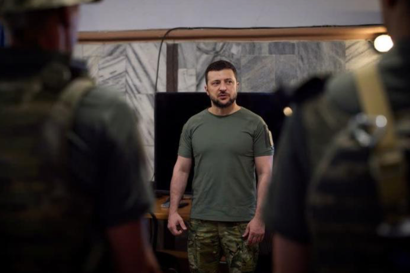 Tổng thống Ukraine Volodymyr Zelensky