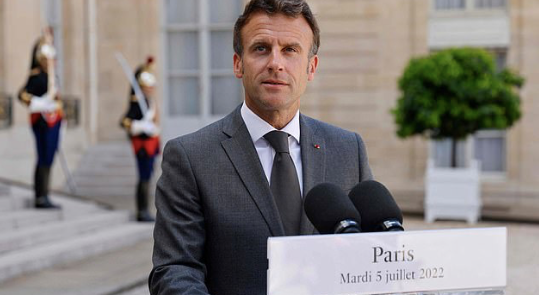 Tổng thống Pháp Emmanuel Macron. (Ảnh: AP)