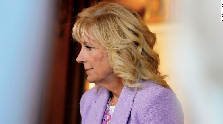Đệ nhất phu nhân Mỹ Jill Biden. (Ảnh: CNN) Đệ nhất phu nhân Mỹ Jill Biden. (Ảnh: CNN)